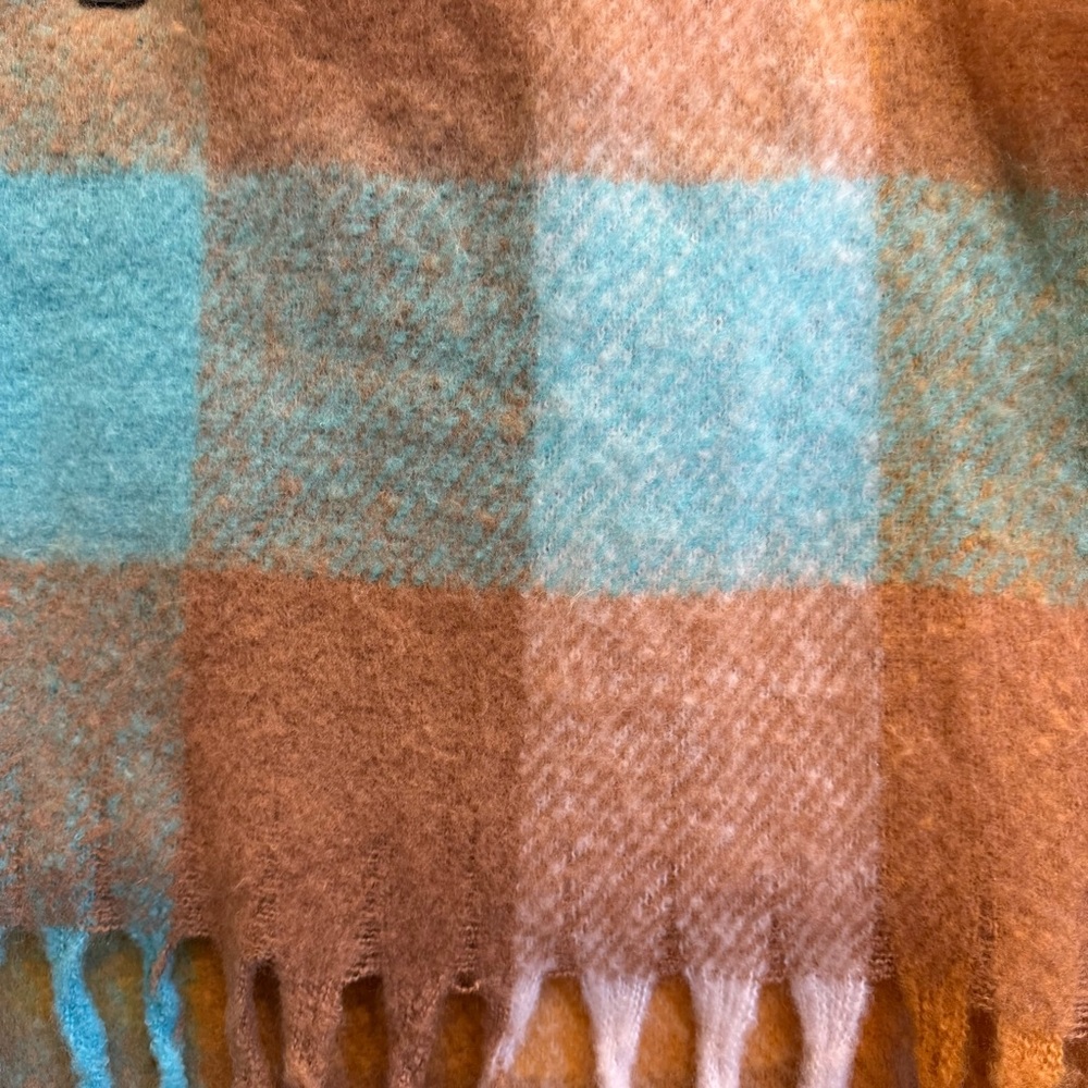 Shiraleah of Chicago Large Multicolor Checkered Fringe Scarf - Picture 9 of 9